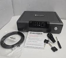BILLCONCH Biometric Fingerprint Safe Box Digital Keypad Lock Keys