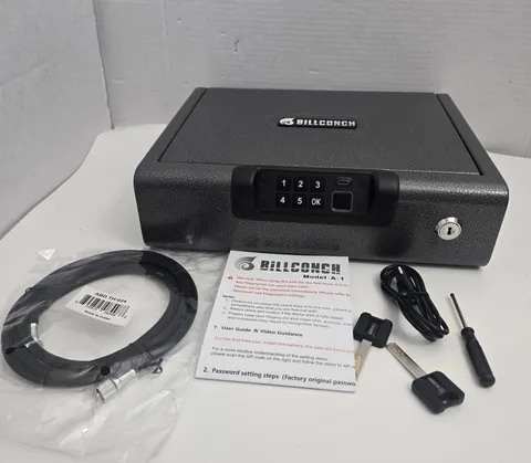 BILLCONCH Biometric Fingerprint Safe Box Digital Keypad Lock Keys