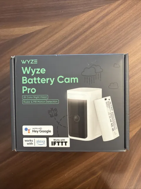 Wyze Battery Cam Pro Security Camera - White - Brand New