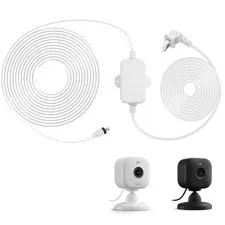 Extra Long Power Cord for Blink XT3/XT2/Mini - White