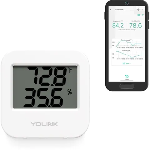 Smart Wireless Temperature & Humidity Sensor Wide Temp Range for Fridge Green