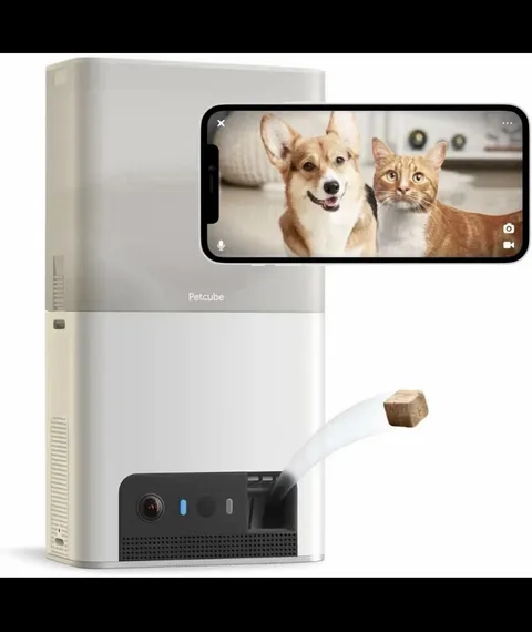 Petcube Bites 2 Lite Pet WiFi Monitoring Camera &Treat Dispenser 1080p HD NEW