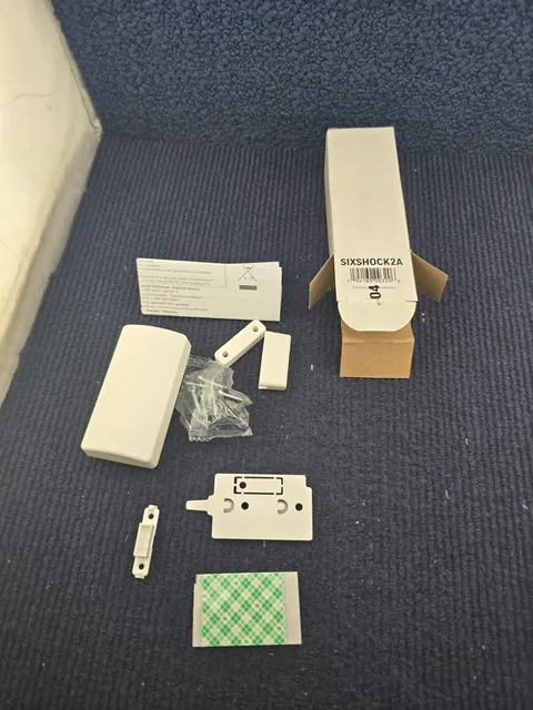 (QTY 5) Ademco SIXSHOCK2A Wireless 2-Way Smart Seismic Shock Door Window Sensors