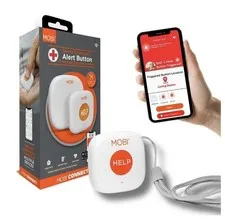 MOBI EmergencyAlertButtonSmart Wireless Caregiver Support Monitoring OpenBox/New