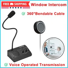 Window Intercom System Dual-Way Clear Audio For Banks, Hospital, Offices, School