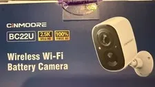 CINMOORE Wireless Wi-Fi Battery Camera BC22U 2.5K UHD Color Night Vision