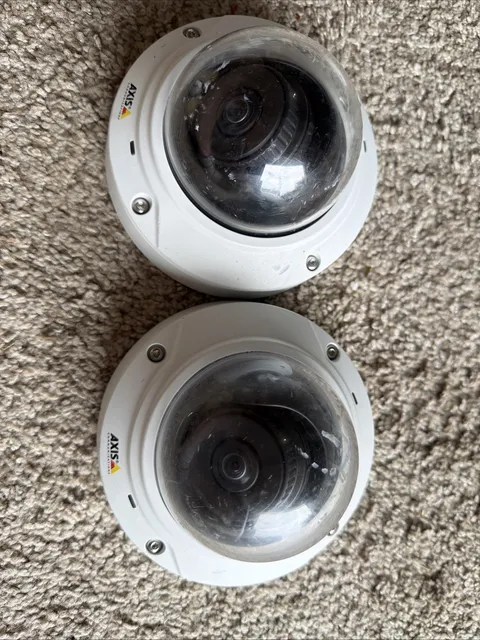 Axis M3025-VE Indoor/Outdoor Network Security Camera - White Lot Of 2