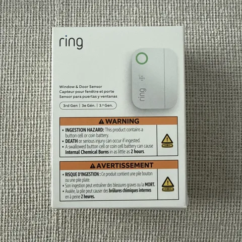 Ring Window Door Sensor Newest Model Instant Notifications Sidewalk 7AFYA2 base