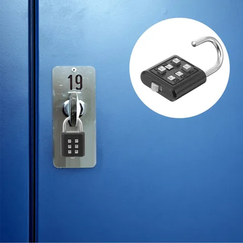 Strong Zinc Alloy Number Combination Lock for Travel Suitcase and Shed Doors