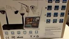 HD 4CH Wireless Security Camera System PTZ wifi 4 bullet cams and DVR