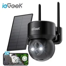 Security Cameras Wireless Outdoor, 2K Wifi Solar Camera for Home Surveillance, 3