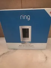 ☆☆ Ships today ☆☆ RING Stick Up Cam Plug-In, 1080p HD, Indoor / Outdoor - New 