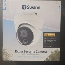 Swann NHD-888MSD 4K Dome Add-On Security Camera Face Recognition Night Vision