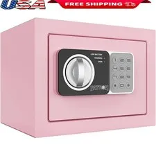 Digital Security Safe W/ Key Lock Electronic Combination Vault Home & Office New