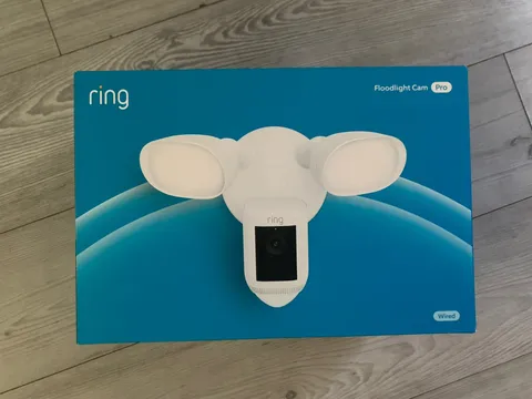 Ring Floodlight Cam Wired Pro with 2K Video, Dual Band WiFi, 3D Motion Detection