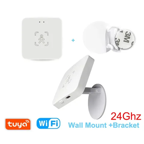 Tuya Zigbee/Wifi Smart Human Presence Sensor 24Ghz Mmwave Radar Detection Lumina