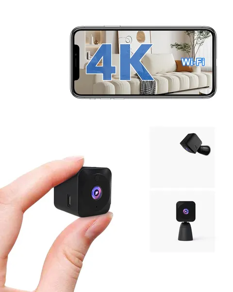 Mini WiFi Camera 1080P HD Night Vision Motion Detection 120° Wide Angle Indoor S