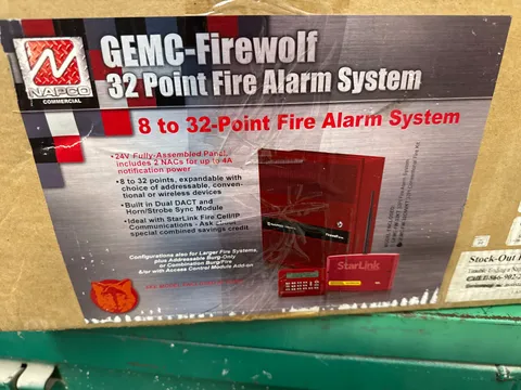 Napco Fire alarm panel P/N GEMC-FW-32CNVKT Used