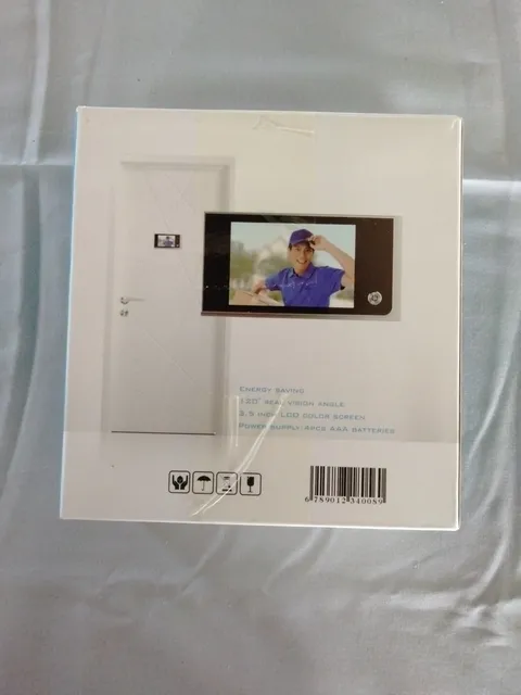  3.5 Inch Digital Peephole Viewer with 120° Wide Angle LCD Screen –...