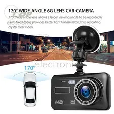 4 inch HD 1080P Dual Lens Car DVR Touch Screen Dashcam Camera Video Recorder