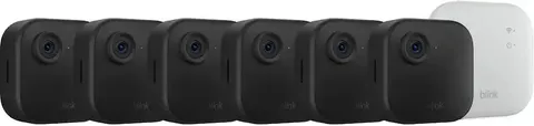 Blink Outdoor 4 XR 6 Pack Security Cameras Black