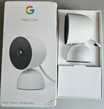 Google Nest Cam 2nd Gen Indoor Security Camera 1080p HD Wi-Fi Works