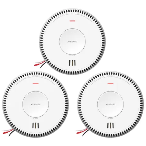 X-Sense Hardwired Smoke Detectors 3-Pack XP04-S