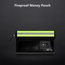 Fireproof Money Pouch, 1pcs
