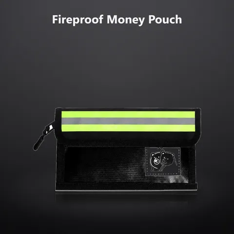 Fireproof Money Pouch, 1pcs