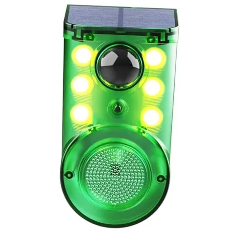 Solar Outdoor Motion Sensor Alarm - Ultrasound & Alarms 129db Motion 1Pcs