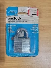 Vintage NOS Slaymaker Laminated Steel Padlock w/2 Keys Sealed NIB - Made in USA