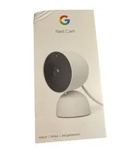 Google Nest Indoor Wired Security Camera 2nd Gen Snow