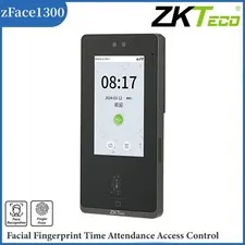 ZKTeco zFace1300 Time Clock Face Facial Time Attendance Access Control Terminal