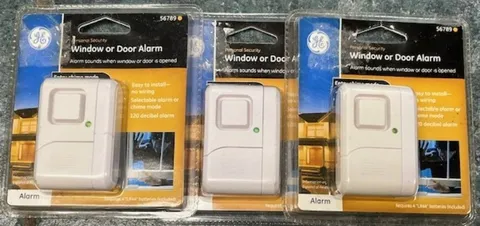 GE Personal Security Window Door Alarm - Lot of 3 - 56789