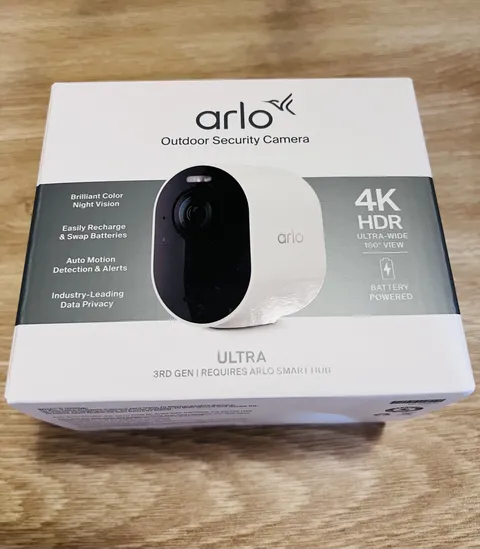 Arlo Ultra 3rd Gen 4K Wire-Free Add-on Security Camera - VMC5050-100NAS