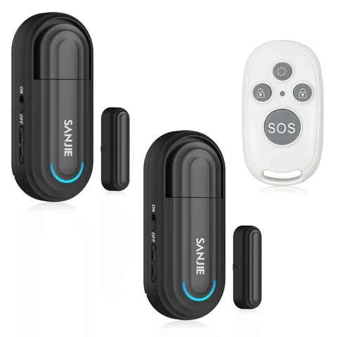 Pool Door Alarms for Home Security Loud, 0-120 Db Volume Ajustable with 4 Mod...