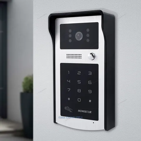 HOMSECUR Doorbell Outdoor Camera Via Digital Keypad and RFID Access US Stock