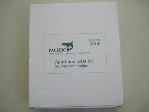 Pacific Apartment Intercom Station 3406 universal replacement  5/6 wired system