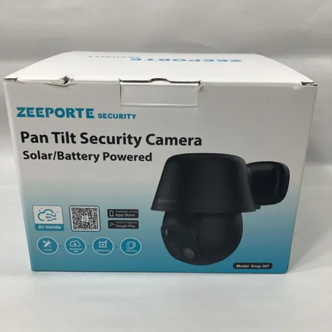 Solar Security Cameras Wireless Outdoor, 2K Pan/Tilt 360 View Solar/Battery