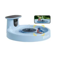 Birdfy Bath Pro Smart Bird Bath Camera Solar Fountain New Open Box WiFi AI