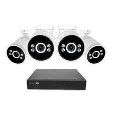 Swann AdvancedX Wired NVR 4K Security Camera System, 8 4 Cameras, White