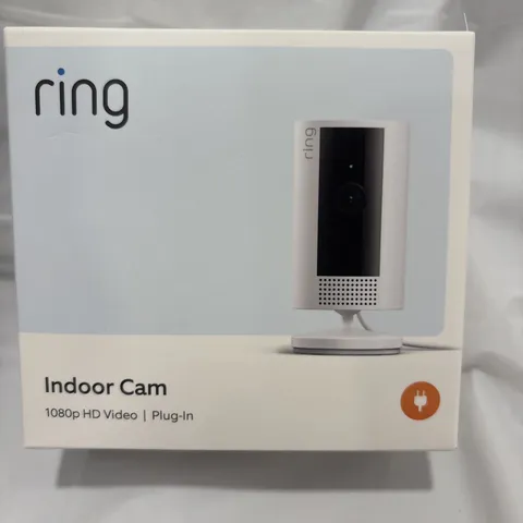 Ring Indoor Cam (2nd Gen) 1080p HD Video Plug-in Camera White NEW!