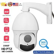 36X Zoom 80M IR SONY307 2MP PTZ Speed Dome Camera Support AHD/CVI/TVI/CVBS US