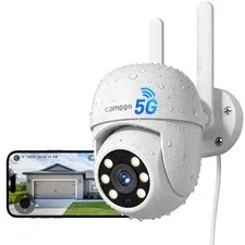 Home Security Cameras Outdoor |2.4&5GHZ Wi-Fi Cameras, 360° AI Motion Detection