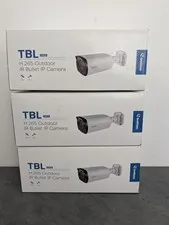 Lot Of 3 New Geovision Outdoor Ip Bullet Cameras Model#GV-TBL4700 Read Desc