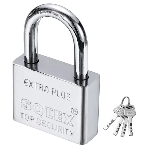 75 x 50 mm Heavy Duty Lock Alloy Steel High Security Padlocks with 3 Keys