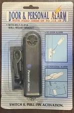Door & Personal Piezo-Siren Alarm Up to 112 dB * W/ Belt Clip & Wall Mount * NEW