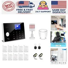 Advanced 17-Piece WiFi & 3/4G GSM Home Security Alarm System - Smart Life Com...