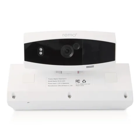 Remo+ DoorCam 3 OverTheDoor Wireless Security Camera, 12Hour Rolling Video St...