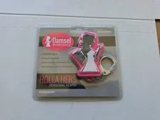 Personal Emergency 120dB Alarm & LED Flashlight Keychain - Damsel in Defense NEW